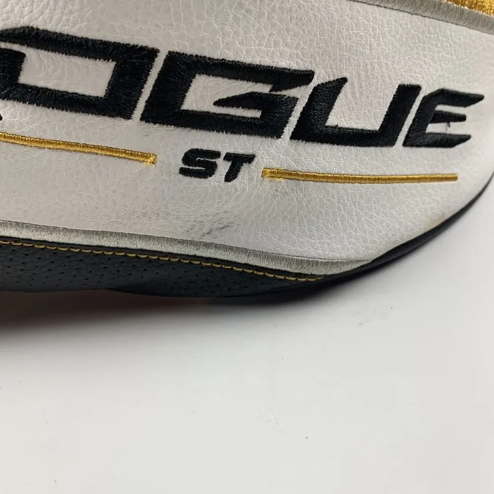 Callaway Rogue ST White Black Gold Leather Sports Golf Fairway Wood‎ Headcover